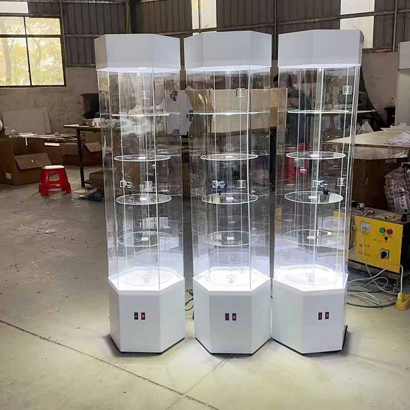 亞克力旋轉(zhuǎn)展示柜